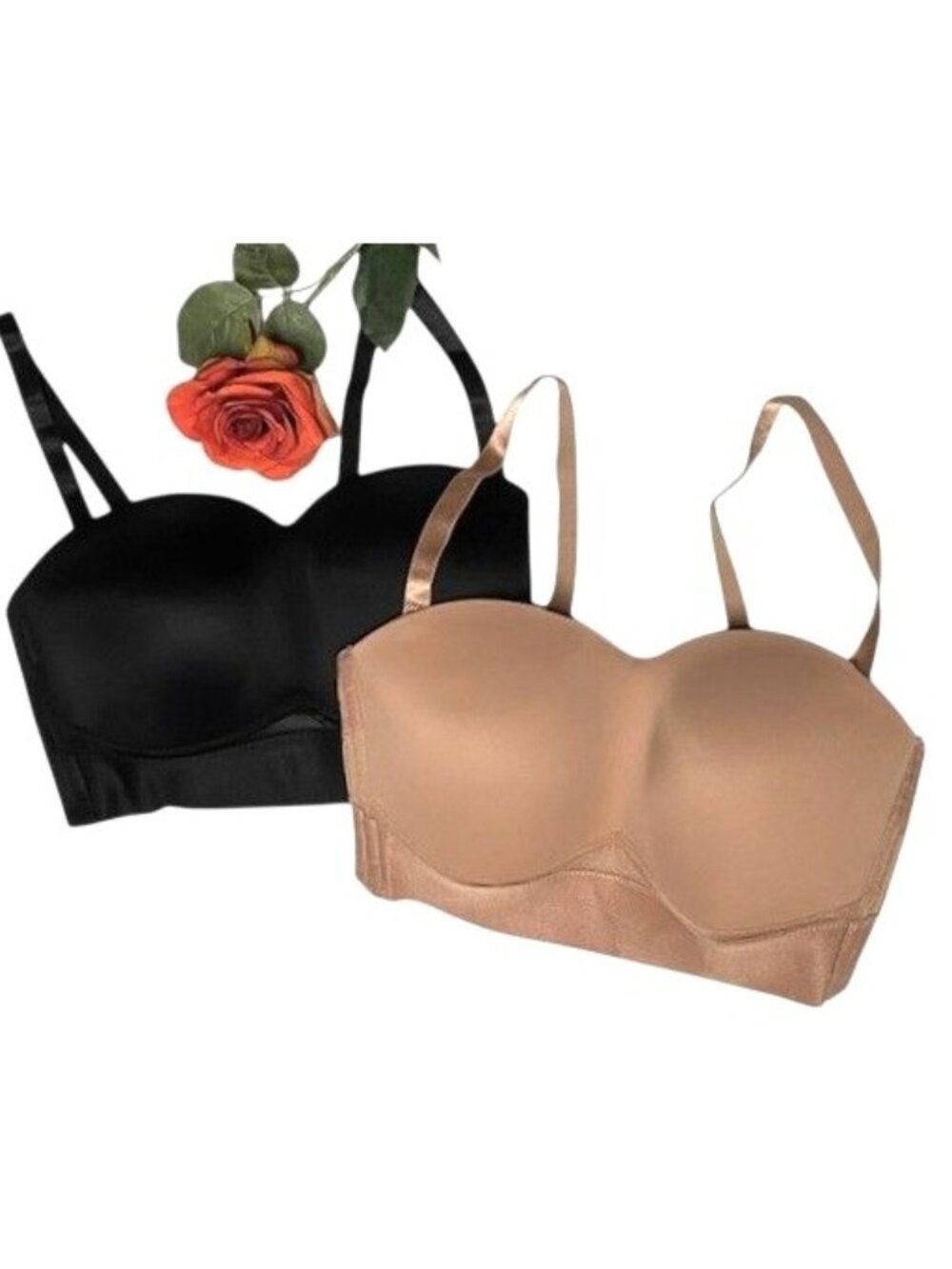Rhonda Shear 2-pack Molded Cup Convertible Strapless Bra MEDIUM - Picture 11 of 11